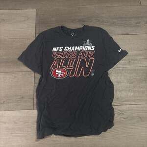 Nike San Francisco 49ers 2023 NFC Champions Locker Room Trophy Collection Shirt